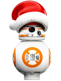 LEGO BB-8 with Santa Hat minifigure