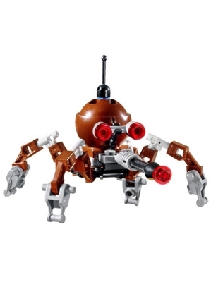 LEGO Dwarf Spider Droid (Reddish Brown Dome) minifigure