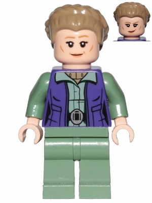 LEGO General Leia (Dark Tan Turtleneck, Detailed Vest) minifigure