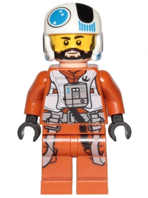 LEGO Temmin 'Snap' Wexley - Medium Nougat Lines Under Eyes and Chin minifigure