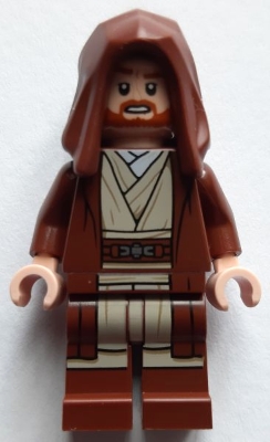 LEGO Obi-Wan Kenobi - Reddish Brown Robe and Hood minifigure