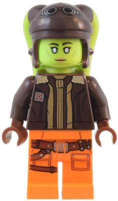 LEGO Hera Syndulla - Dark Brown Arms (75357) minifigure