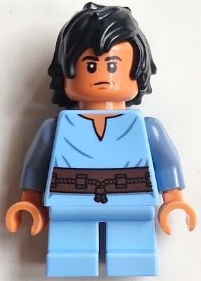 LEGO Boba Fett, Young - Bright Light Blue Shirt minifigure