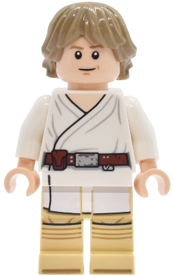 LEGO Luke Skywalker - Tatooine, Dark Tan Hair minifigure