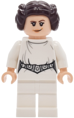 LEGO Princess Leia - White Dress, Detailed Belt with 5 Emblems minifigure