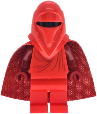 LEGO Imperial Royal Guard - Dark Red Arms and Hands, Torso Creases on Front and Back minifigure
