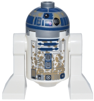 LEGO Astromech Droid, R2-D2™ - Dirt Stains on Front and Back, without Dirt Stains on Top Panels minifigure sw1496