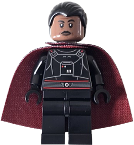LEGO Moff Gideon - Cape, Medium Brown Head minifigure sw1531