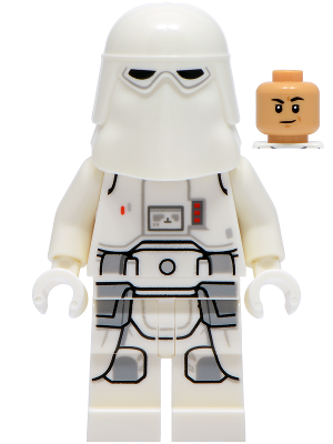 LEGO Snowtrooper - Male, Printed Legs, White Hands minifigure sw1534