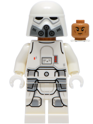 LEGO Imperial Remnant Snowtrooper - Medium Nougat Head minifigure sw1535