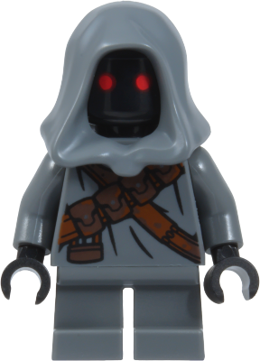 LEGO Jawa - Dark Bluish Gray Offworld Outfit, Straps with Pouches minifigure sw1542