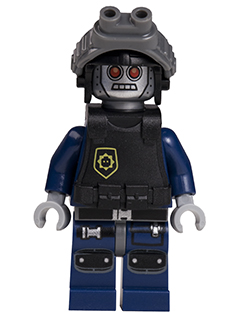 LEGO Robo SWAT - Aviator Cap with Goggles, Body Armor Vest minifigure