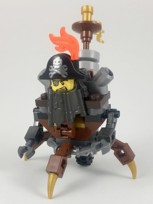 LEGO MetalBeard, Four Legs and One Wheel Body minifigure
