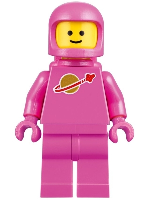 LEGO Classic Space - Dark Pink with Air Tanks and Updated Helmet (Lenny) minifigure