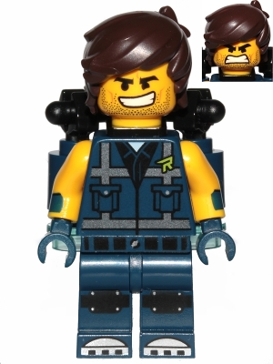 LEGO Rex Dangervest - Smile, Teeth / Angry with Jet Pack minifigure