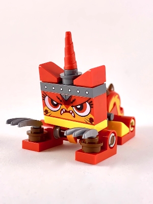 LEGO Unikitty - Warrior Kitty, Angry Face, Poseable minifigure