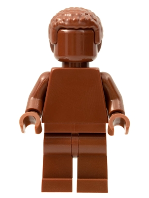 LEGO Everyone is Awesome Reddish Brown (Monochrome) minifigure