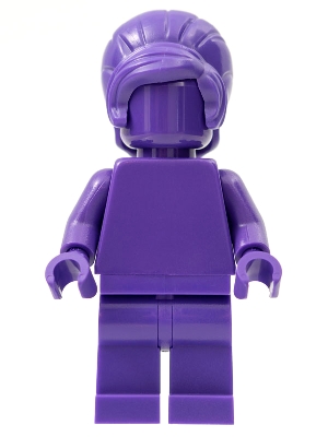 LEGO Everyone is Awesome Dark Purple (Monochrome) minifigure
