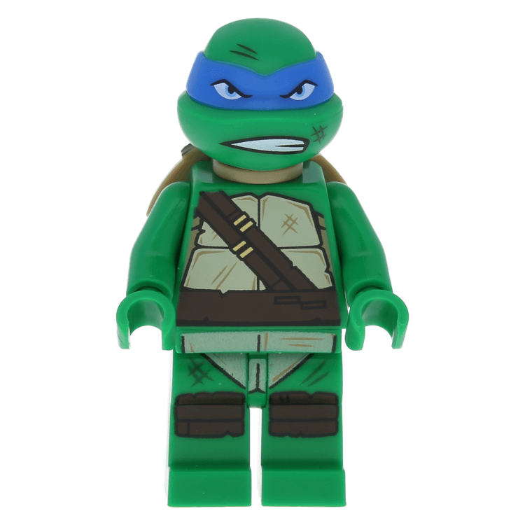 LEGO Leonardo, Gritted Teeth, Smudges minifigure