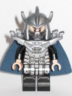 LEGO Shredder - Dark Blue Cape and Detailed Helmet (Movie Version) minifigure