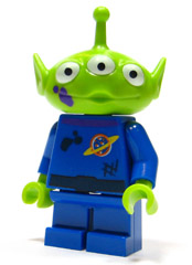 LEGO Alien - Dark Purple Splotch on Face minifigure