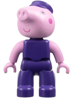 LEGO Duplo Figure Lego Ville, Grandpa Pig (6474555) minifigure