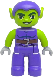 LEGO Duplo Figure Lego Ville, Green Goblin, Dark Purple Outfit (6593625) set
