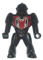 LEGO Knights Kingdom II - Nestle Promo Figure Shadow Knight with Scorpion Pattern (Sticker) minifigure