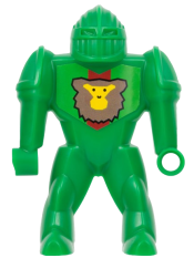 LEGO Knights Kingdom II - Nestle Promo Figure Rascus with Monkey Pattern (Sticker) minifigure