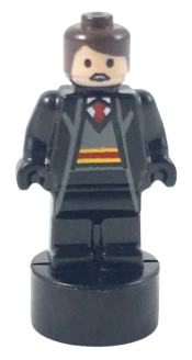 LEGO Gryffindor Student Statuette / Trophy #1, Dark Brown Hair minifigure