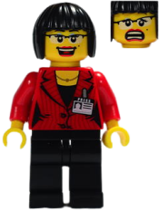 LEGO Alien Conquest Reporter minifigure