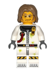 LEGO Alien Conquest Toxic Cleanup Scientist minifigure