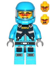 LEGO Alien Defense Unit Soldier 1 - Dark Azure Hips minifigure