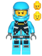 LEGO Alien Defense Unit Soldier 2 - Dark Azure Hips minifigure