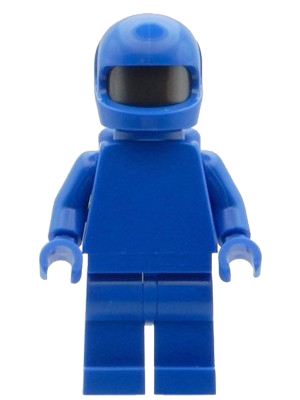 LEGO Space Suit - Blue with Air Tanks, Pearl Dark Gray Head set
