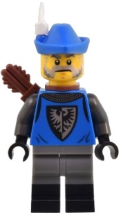 LEGO Mountain Fortress Black Falcon Archer - Male set