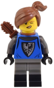LEGO Mountain Fortress Black Falcon Archer - Female set