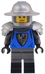 LEGO Mountain Fortress Black Falcon Soldier - Helmet with Broad Brim, Shoulder Armor set