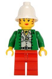 LEGO Miss Gail Storm (Jungle) with Pith Helmet minifigure