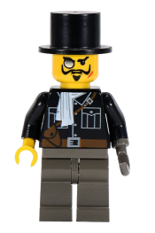 LEGO Lord Sam Sinister with Black Top Hat minifigure