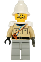LEGO Baron Von Barron with Pith Helmet and White Epaulettes minifigure
