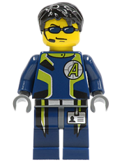 LEGO Agent Chase - Dual Sided Head minifigure