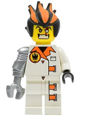 LEGO Dr. Inferno (Metallic Silver Claw) minifigure
