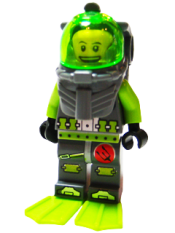 LEGO Atlantis Diver 2 - Bobby with Flippers minifigure