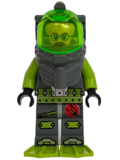 LEGO Atlantis Diver 6 - Jeff Fisher minifigure