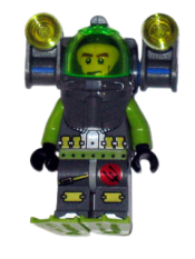 LEGO Atlantis Diver 1 - Axel - With Vertical Lights minifigure
