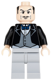 LEGO Alfred Pennyworth, the Butler - Bow Tie minifigure