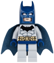 LEGO Batman, Light Bluish Gray Suit with Dark Blue Mask minifigure