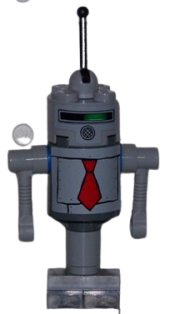 LEGO Robot Customer with Stickers minifigure
