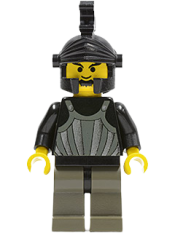 LEGO Fright Knights - Knight 1, Black Dragon Helmet, no Plume minifigure